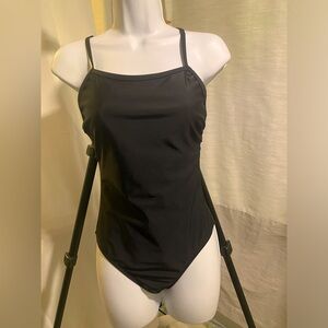 NWT Tempt me one piece Black bathing suit, size S